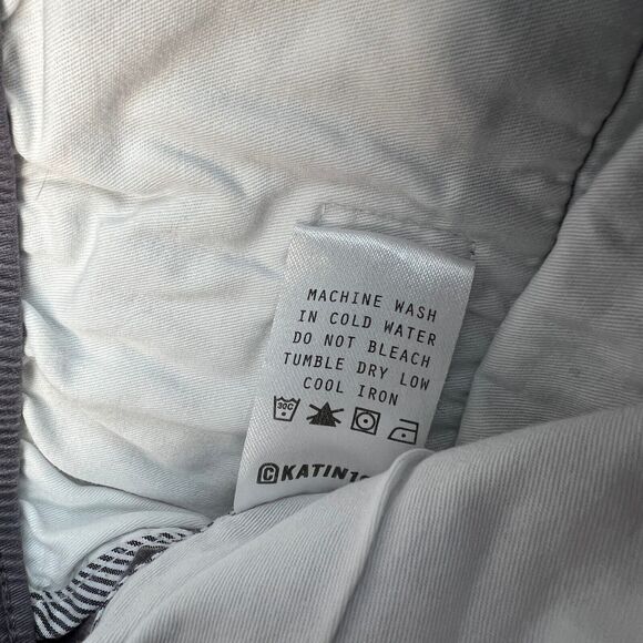 Katin Mens Purple Chino Pull-on Pants Drawstring Size Large 30" inseam - Picture 10 of 12